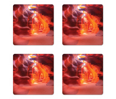 Sunbeam Antelope Canyon Coaster Set Of Four