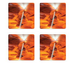 Sandstone Sunbeam Canyon Coaster Set Of Four