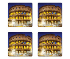 Historical Colosseum Coaster Set Of Four