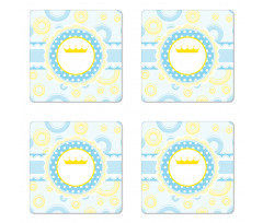 Royal Baby Crown Coaster Set Of Four