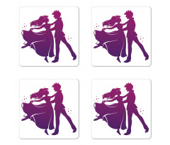 Prince and Princess Dance Coaster Set Of Four