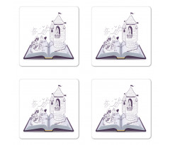 Knight Princess Fairytale Coaster Set Of Four