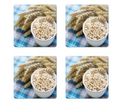 Bowl Full of Oats Photo Coaster Set Of Four