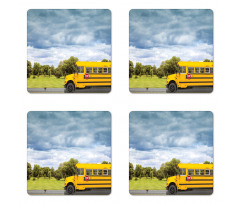 Country Road Morning Coaster Set Of Four