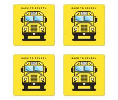 Funky Vehicle Graphic Coaster Set Of Four