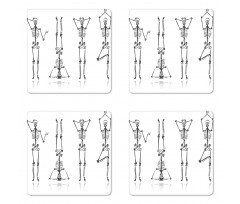 Dancing Halloween Coaster Set Of Four