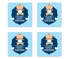 Baby Boy Coaster Set Of Four