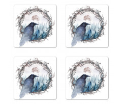 Fine Art Winter Nature Coaster Set Of Four