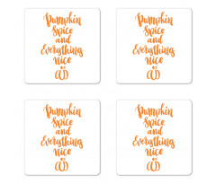 Delicious Fall Season Coaster Set Of Four