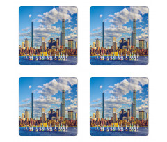 Panorama Style Boston Coaster Set Of Four