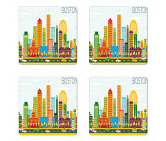 District of Boston Coaster Set Of Four