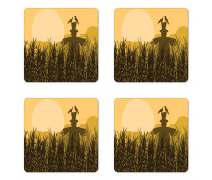 Corn Field Coaster Set Of Four