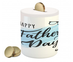 Dad Items and Words Piggy Bank
