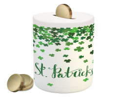 St Patrick's Day Shamrock Piggy Bank