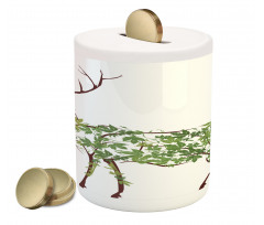 Garden Deer Celebration Piggy Bank