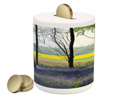 Bluebells Forest Rural Piggy Bank