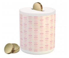 Little Hearts in Rounds Piggy Bank