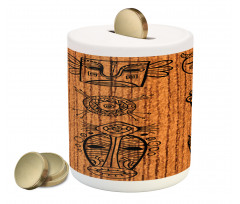 Native Masks Piggy Bank