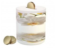 Magical Delicate Orchids Piggy Bank