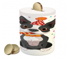 Boston Terrier Dog Piggy Bank