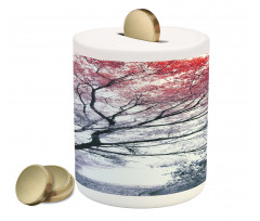 Abstract Colorful Dramatic Piggy Bank