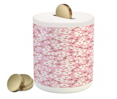 Cheery Blooms Piggy Bank