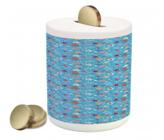 Colorful Heavenly Bodies Piggy Bank