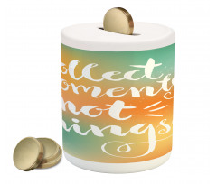 Romantic Saying Design Piggy Bank