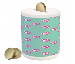 Realistic Gem Pattern Piggy Bank