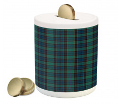 Scottish Folklore Pattern Piggy Bank