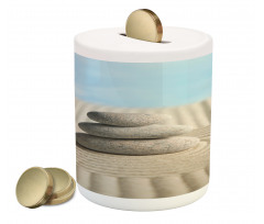 Bundle of Stones Centered Piggy Bank