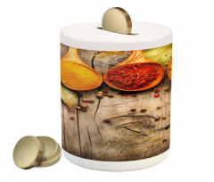 Saffron Turmeric Cinnamon Piggy Bank