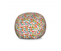 Rengarenk Pelüş Oyuncak Çuvalı Değişik Renkli Çanta Modelleri Desenli