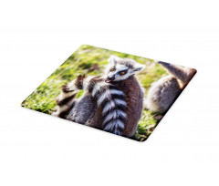 Ring Tailed Funny Expression Cutting Board