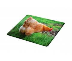 Chicken on Grass Farm Photo Cutting Board