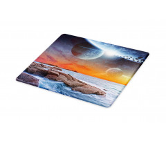 Planet Landscape View Cutting Board