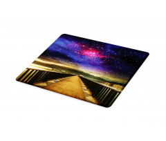 Galaxy Cosmos Bridge Cutting Board