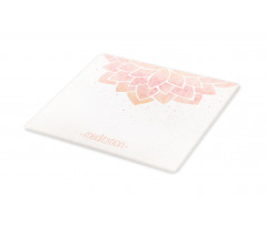 Meditation Lotus Flower Cutting Board