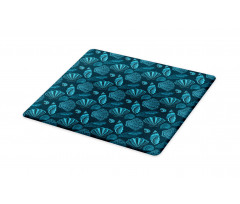 Underwater Sea Shells Art Cutting Board