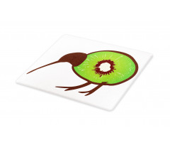 Small Bird and Fruit Slice Cutting Board