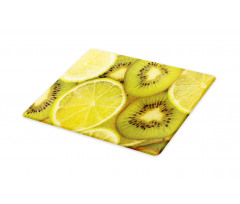 Close up Exotic Fruit and Lime Cutting Board