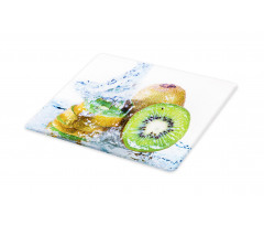 Photo of Water Splash on Fruit Cutting Board