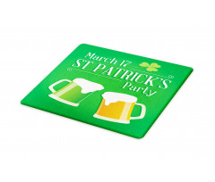 St. Patrick's Day Beers Cutting Board