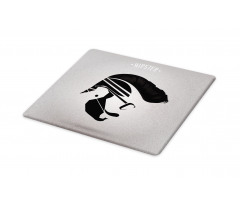 Male Hipster Art Cutting Board