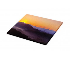 Dawn on Misty Mountains Cutting Board