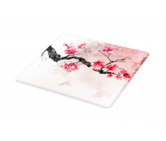 Watercolor Floral Art Cutting Board