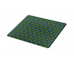 Zigzags Vibrant Abstract Art Cutting Board