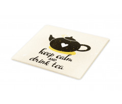 Drink Tea Teapot Cutting Board