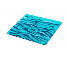 Abstract Waves Art Cutting Board