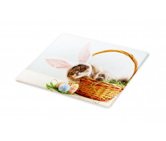 Cat as Easter Rabbit Cutting Board